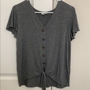 Gray blouse